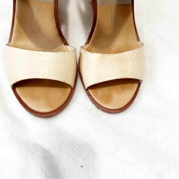 Dolce Vita tan wedge sandals leather size 7 - Picture 3 of 10